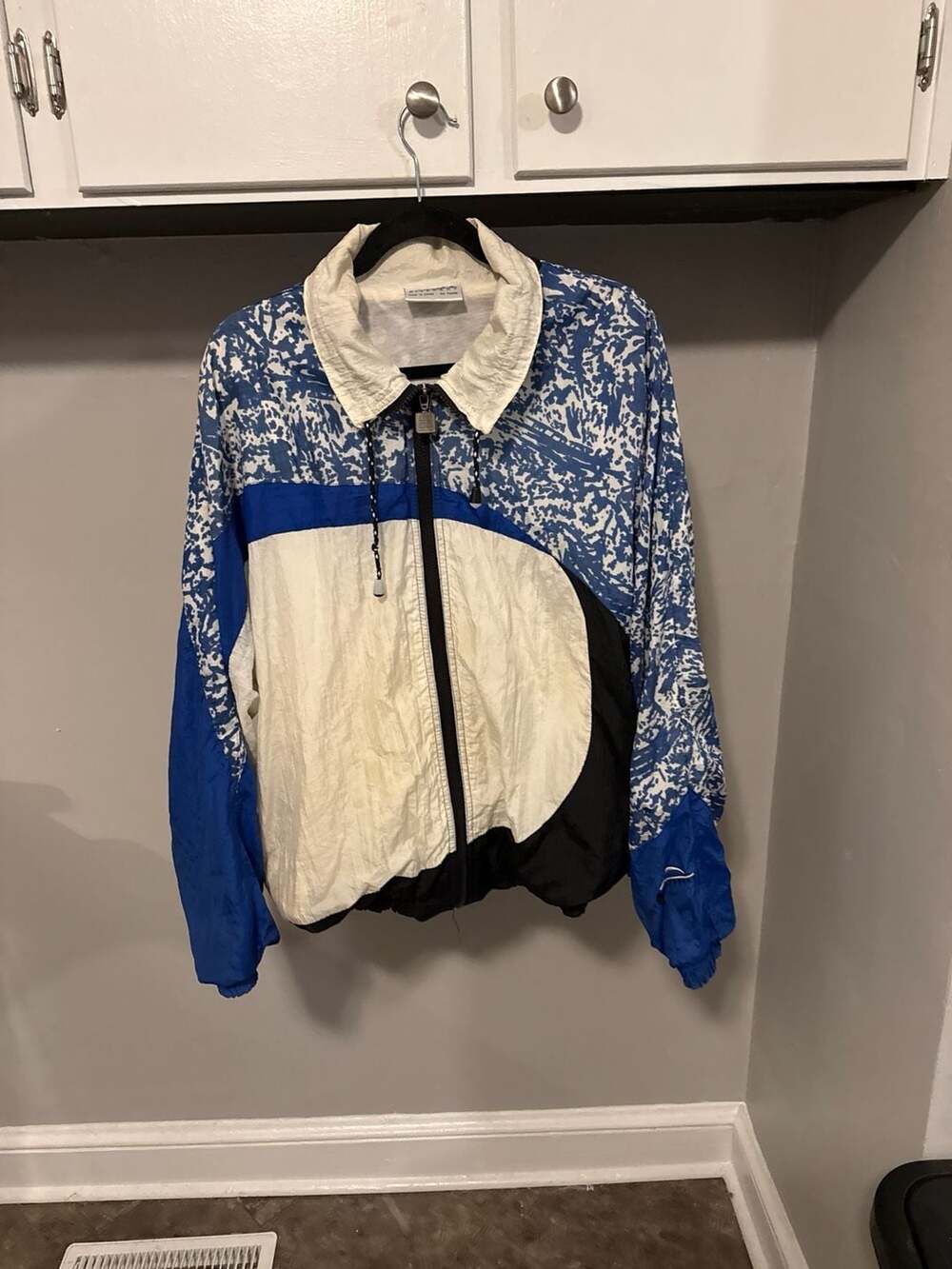 Vintage Givenchy Activewear 90s Graphic Full Zip Windbreaker Jacket L
